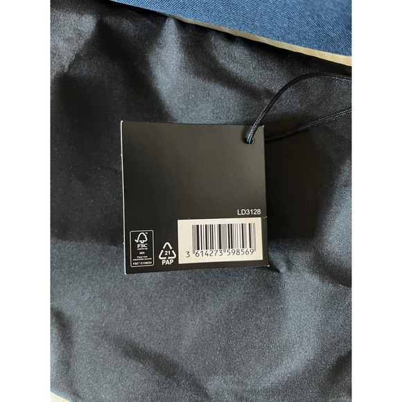 Prada Luna Rossa Navy Blue Toiletry Bag Pouch Wristlet LD3128 New - Picture 5 of 9